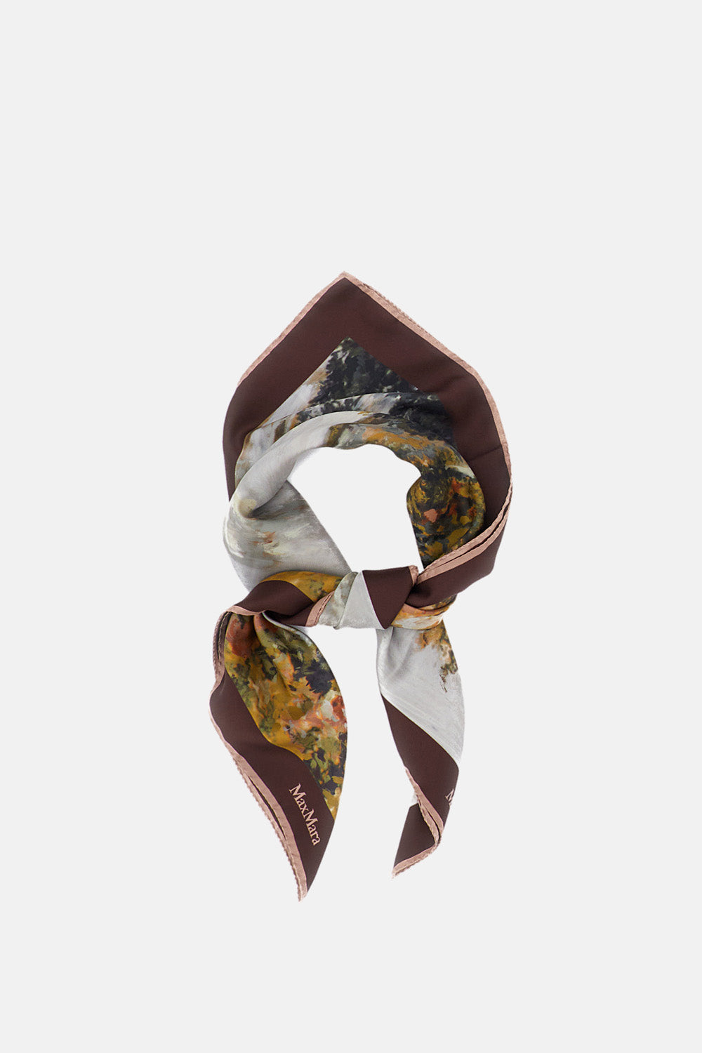 SILK TWILL MAXI SQUARE SCARF