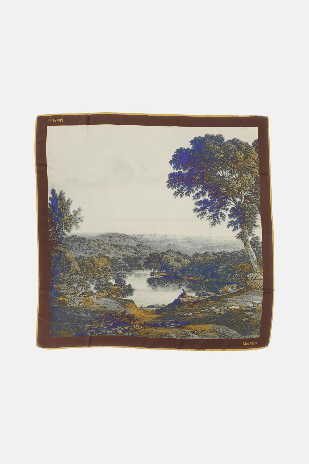 SILK TWILL MAXI SQUARE SCARF