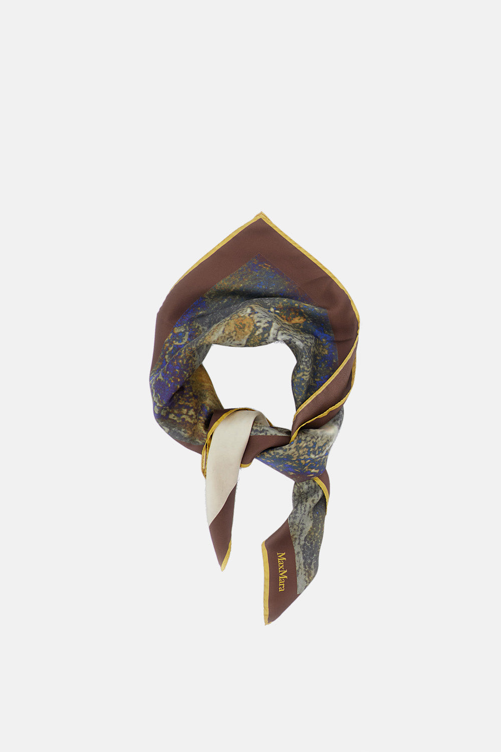 SILK TWILL MAXI SQUARE SCARF