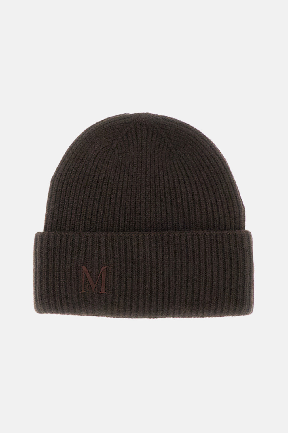 CASHMERE RIB KNIT BEANIE