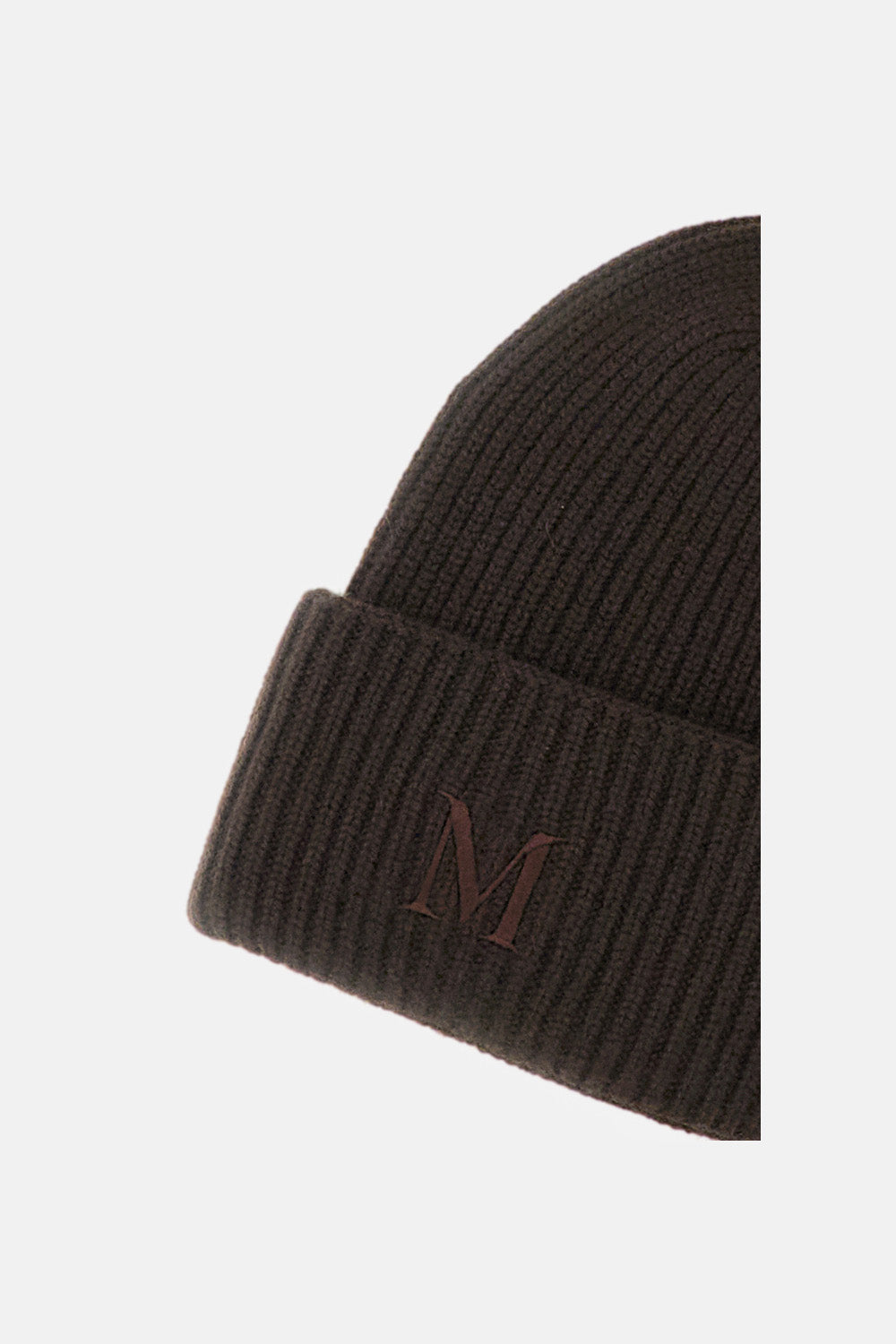 CASHMERE RIB KNIT BEANIE