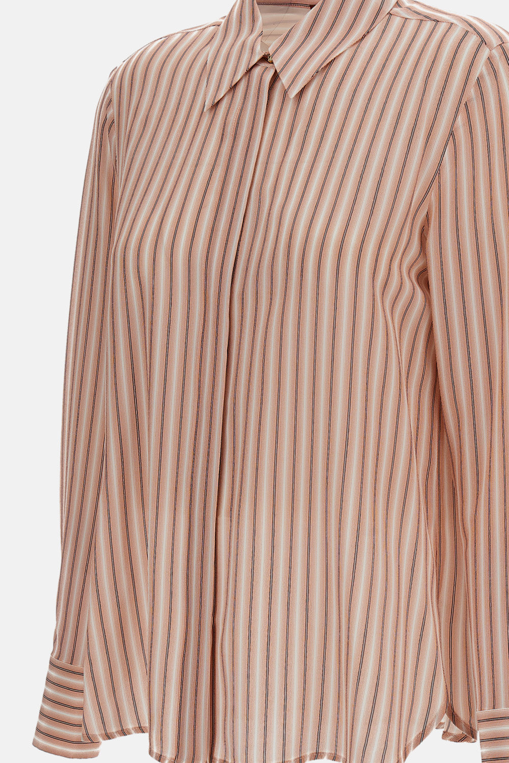 STRIPED SILK SHIRT