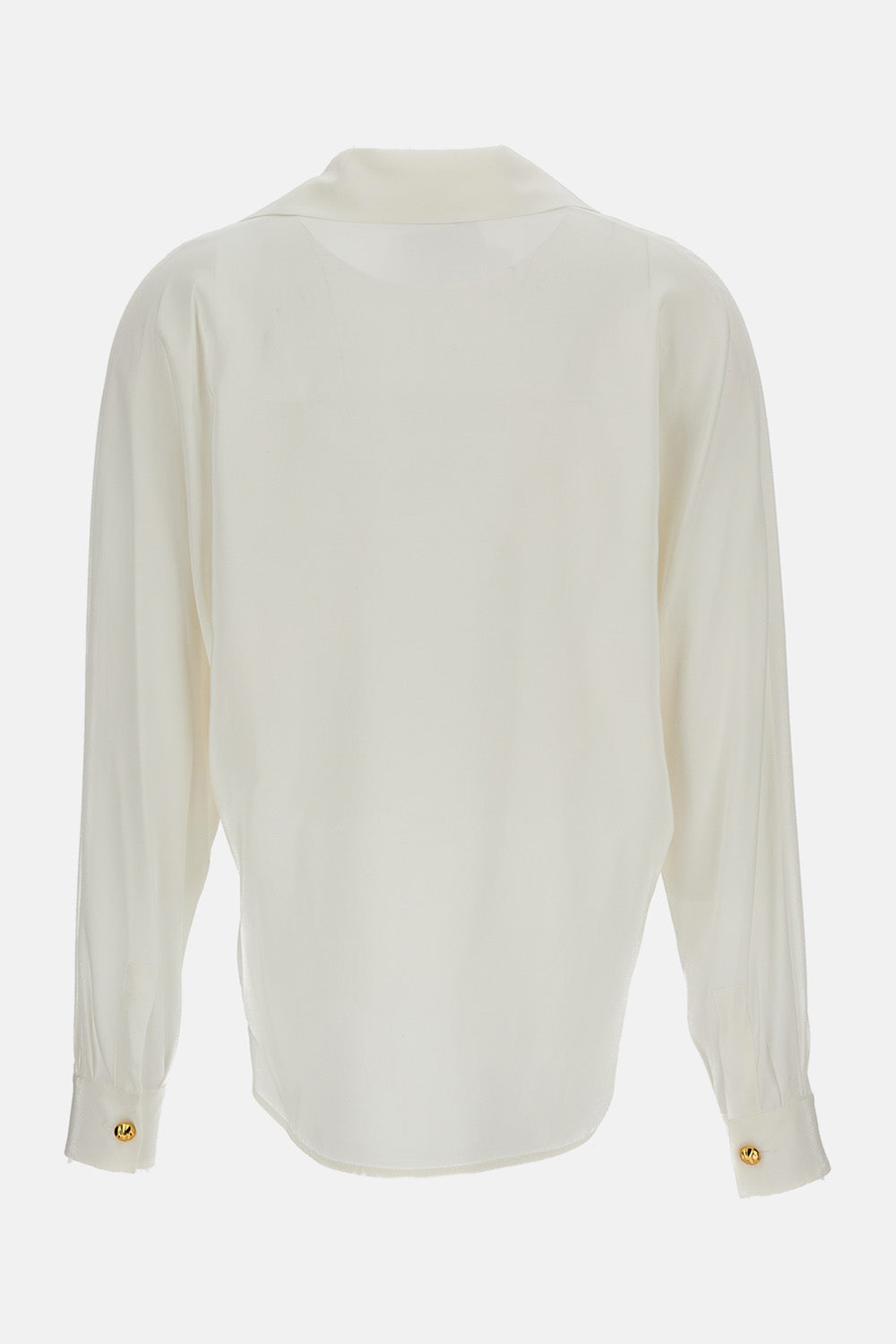 CRÊPE DE CHINE POLO SHIRT