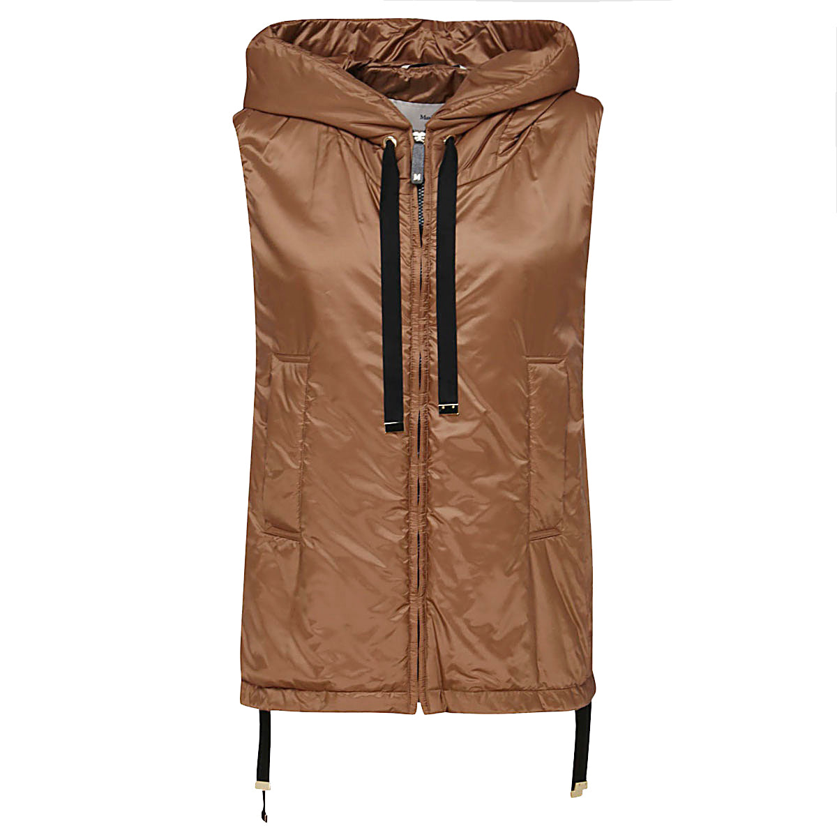 CARAMEL VEST PUFFED DOWN JACKET