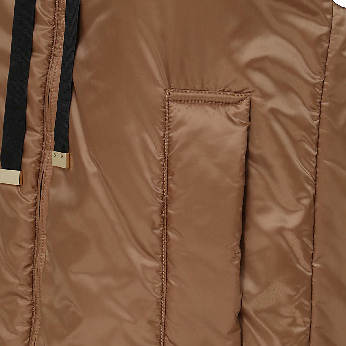 CARAMEL VEST PUFFED DOWN JACKET