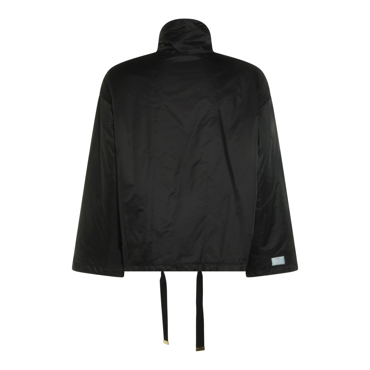 BLACK HOODED DOWN JACKET