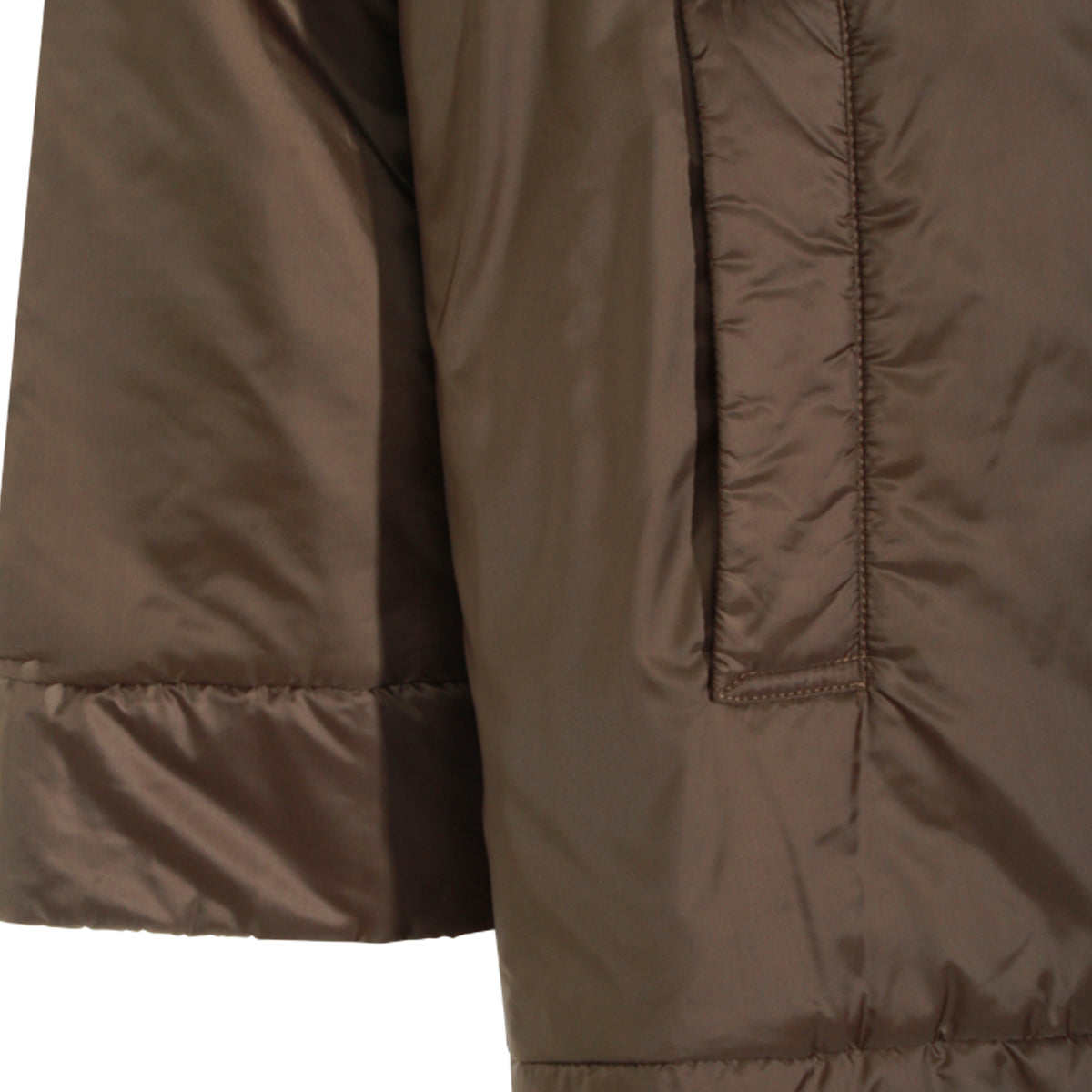 DARK BROWN DOWN JACKET