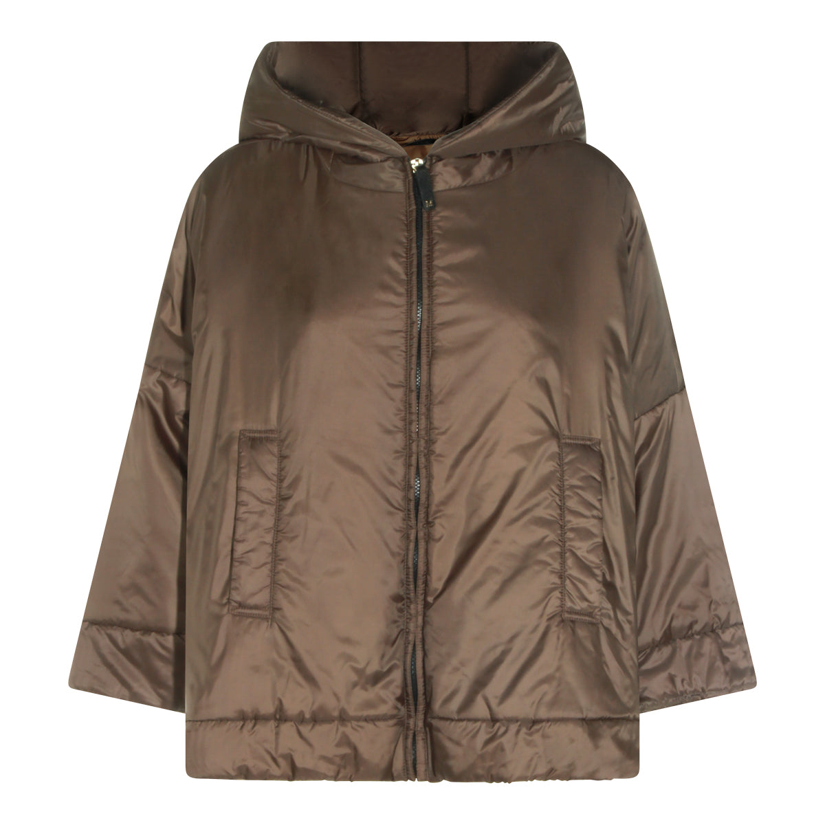 DARK BROWN DOWN JACKET