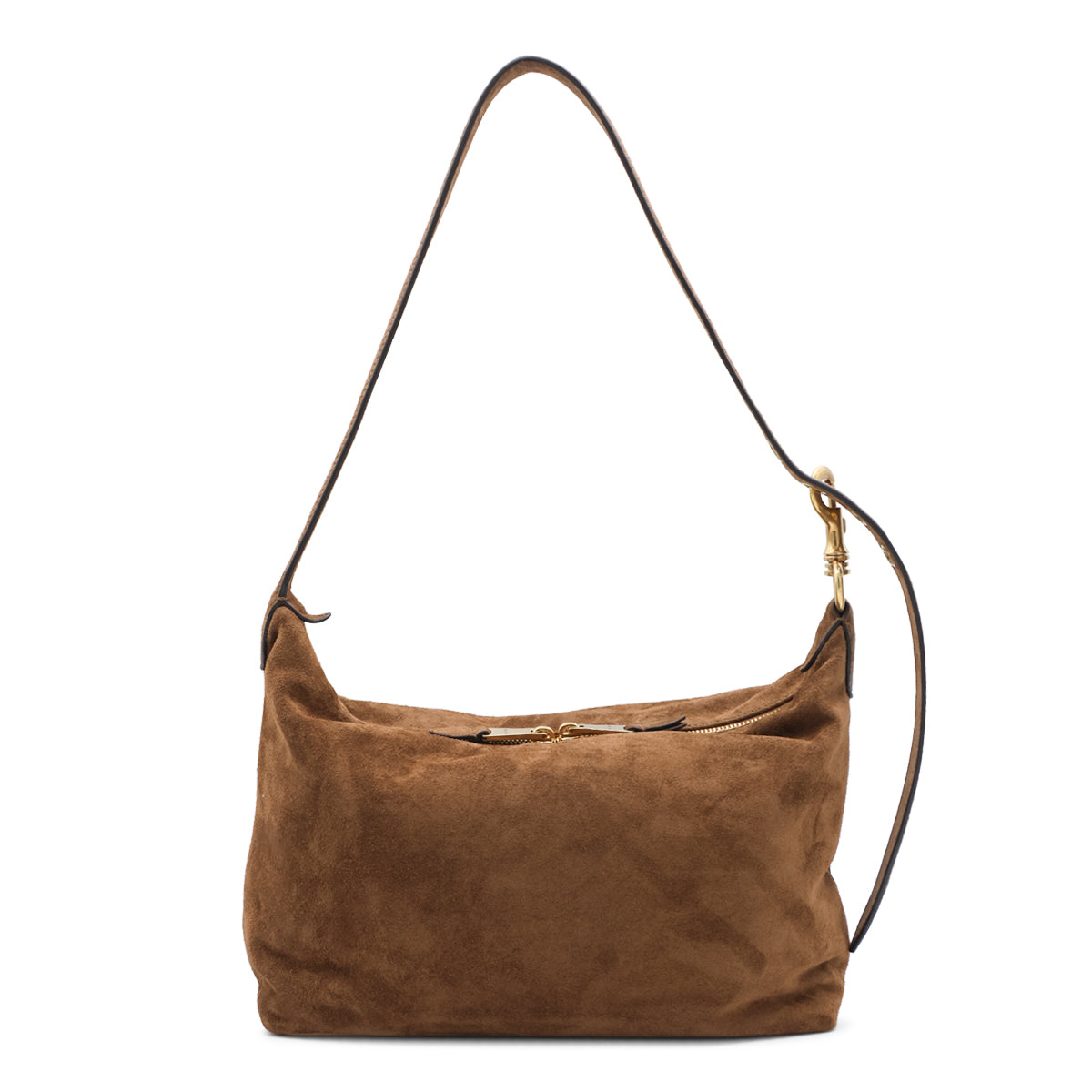 COCOA SUEDE SPIRIT SHOULDER BAG