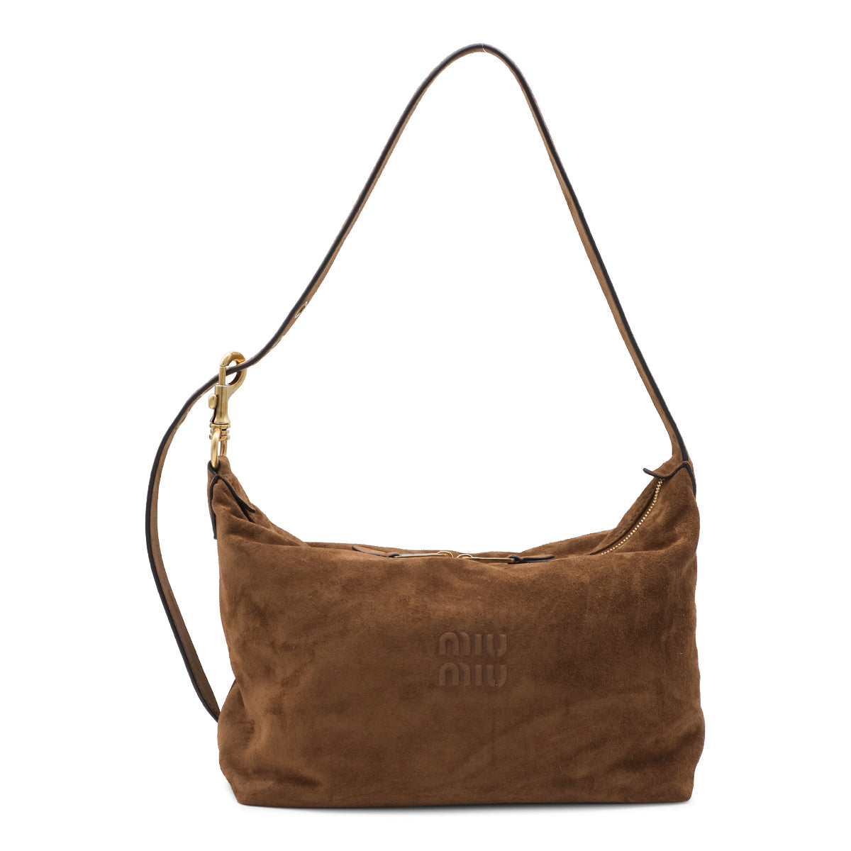 COCOA SUEDE SPIRIT SHOULDER BAG