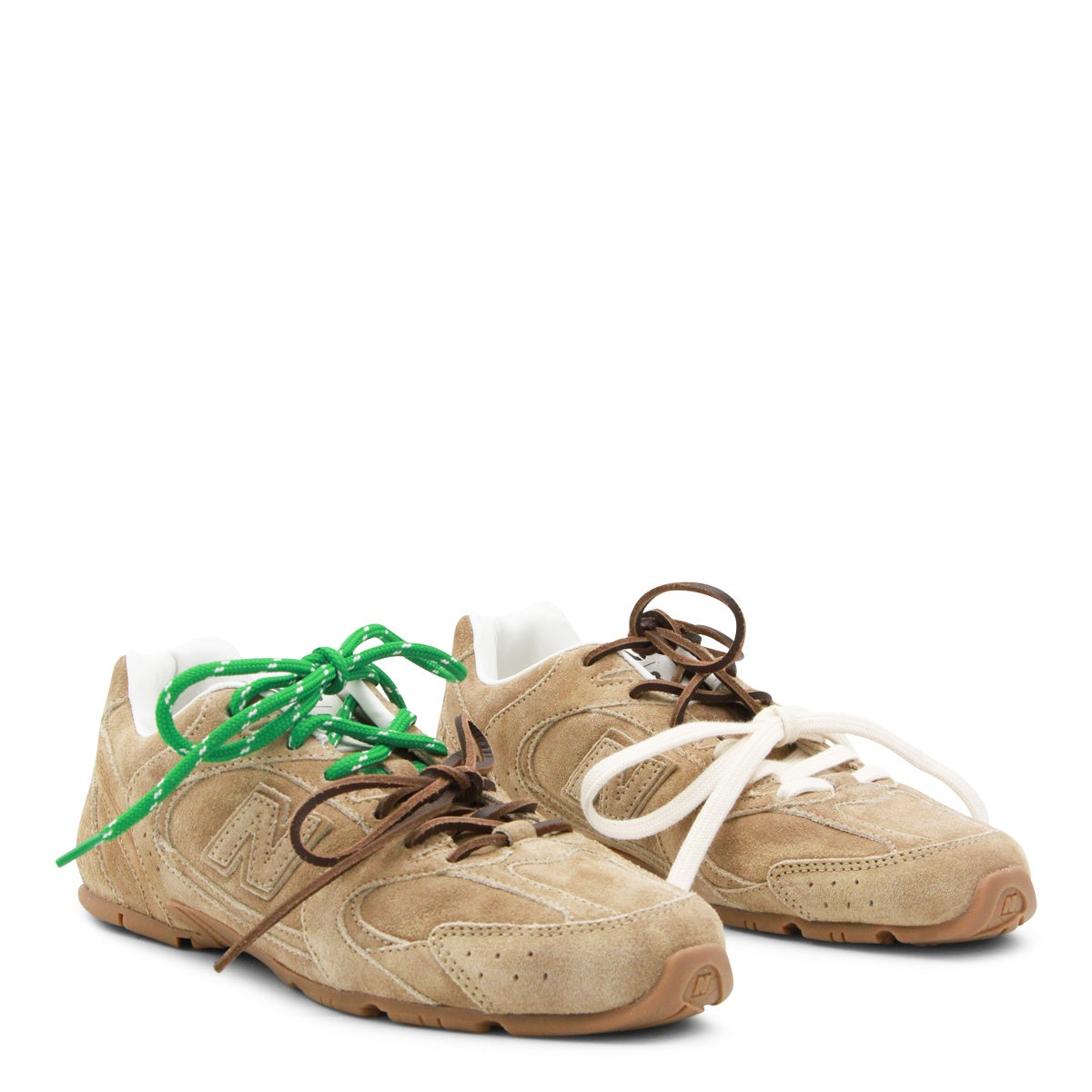 ECRU SUEDE SNEAKERS