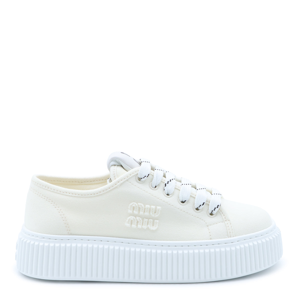 IVORY COTTON SNEAKERS