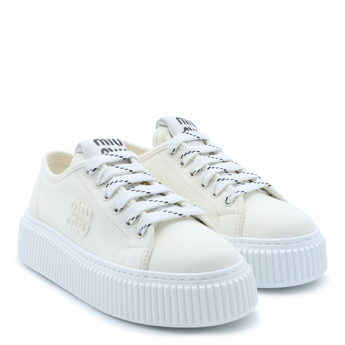 IVORY COTTON SNEAKERS