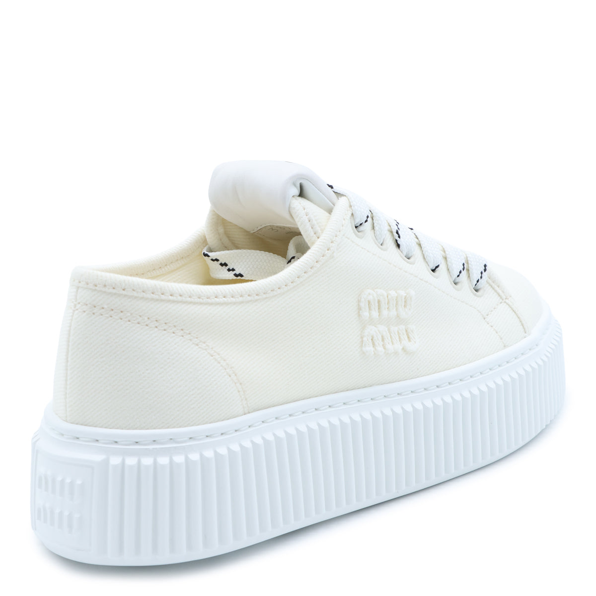 IVORY COTTON SNEAKERS