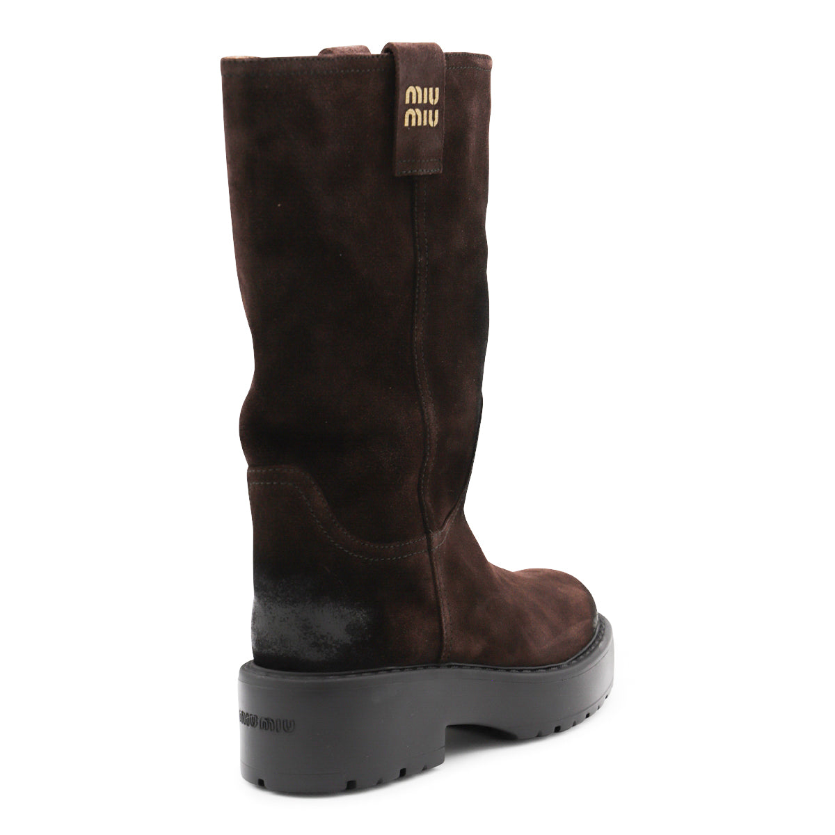 DARK BROWN LEATHER BOOTS