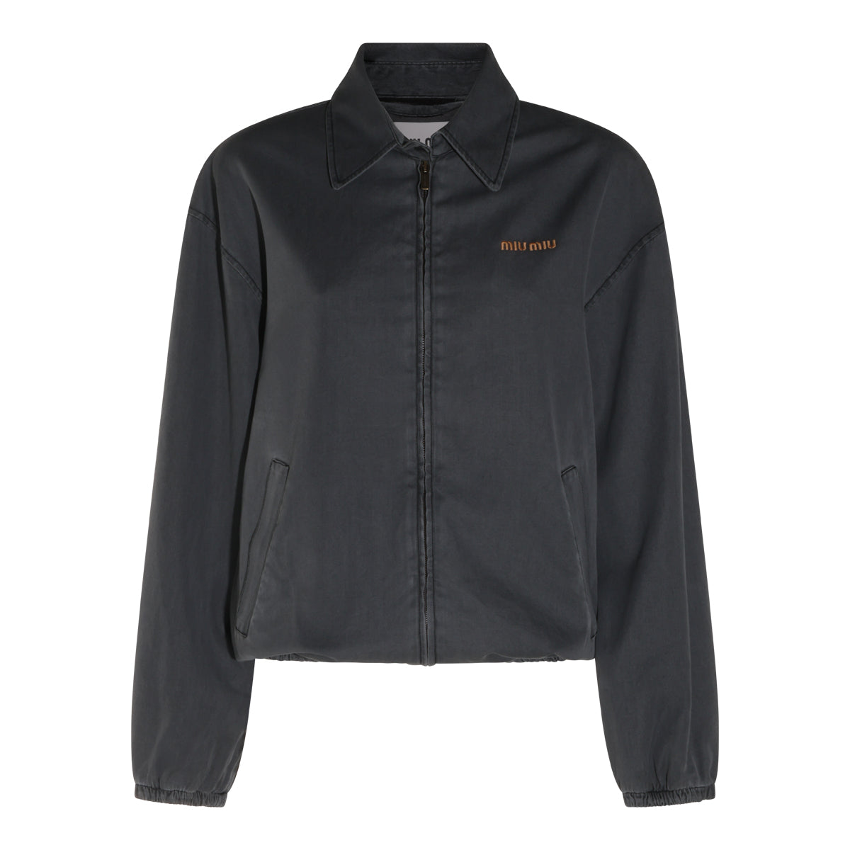 BLACK COTTON DENIM JACKET