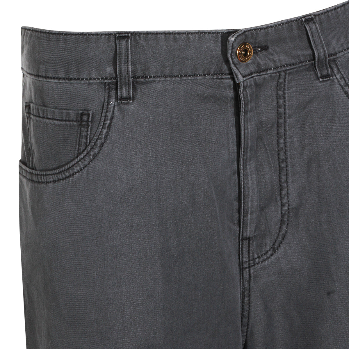 BLACK DENIM WIDE LEG JEANS