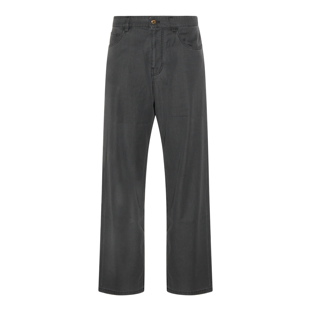 BLACK DENIM WIDE LEG JEANS