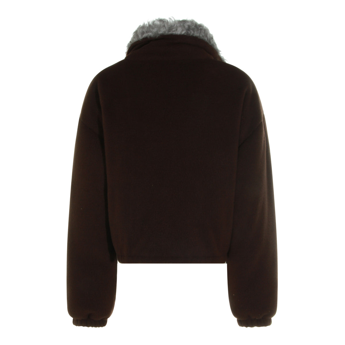 BLACK VIRGIN WOOL DOWN JACKET