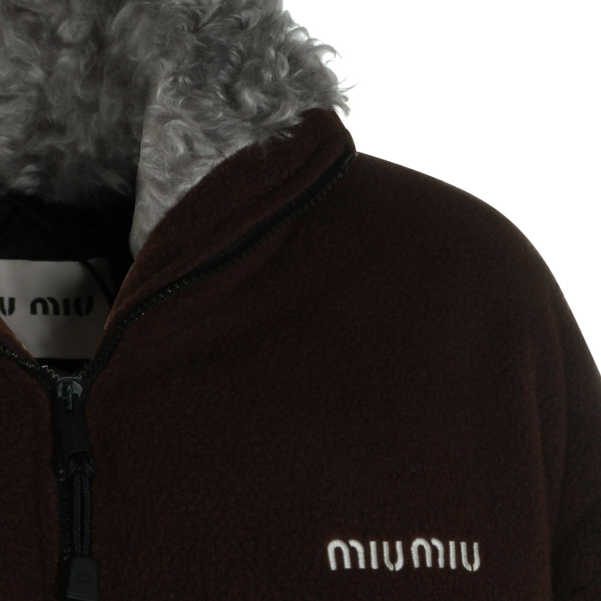 BLACK VIRGIN WOOL DOWN JACKET
