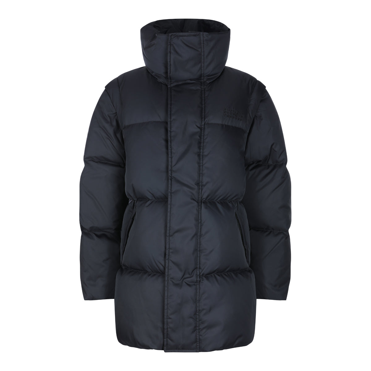 BLACK PUFFER SPORTS DOWN JACKET