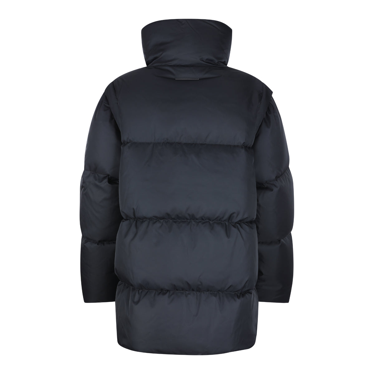 BLACK PUFFER SPORTS DOWN JACKET