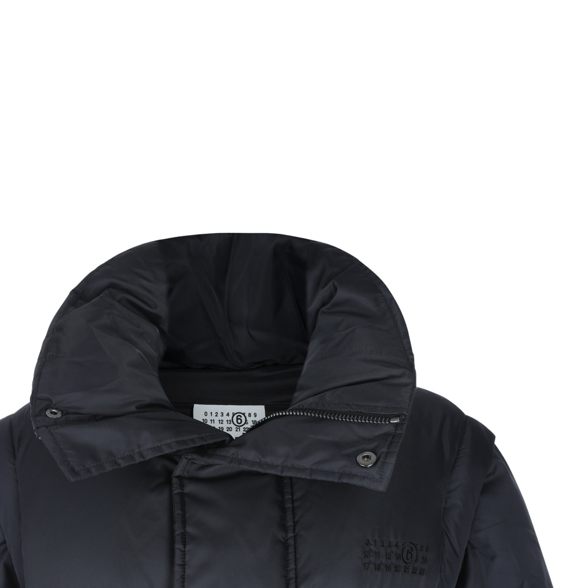BLACK PUFFER SPORTS DOWN JACKET