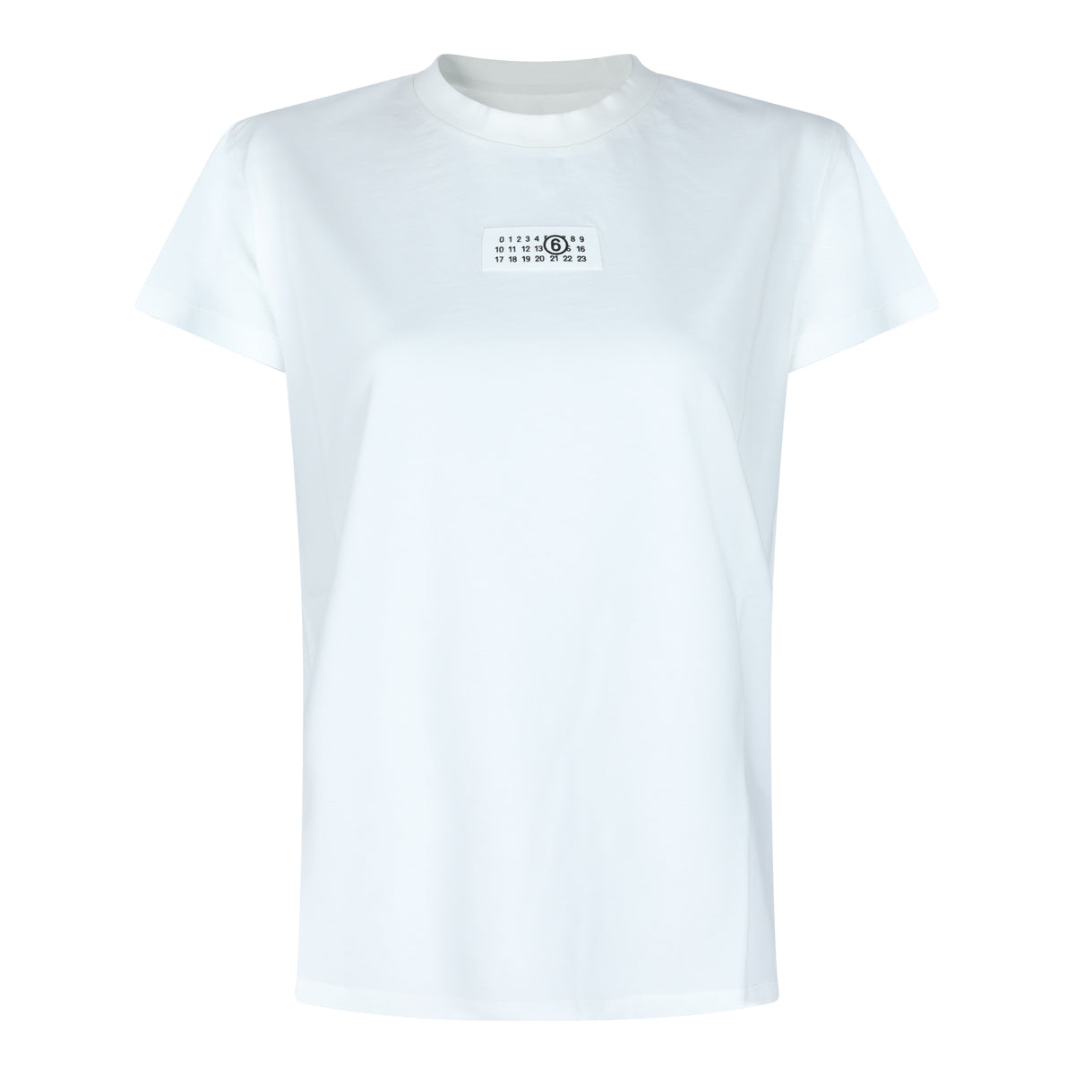 WHITE COTTON T-SHIRT
