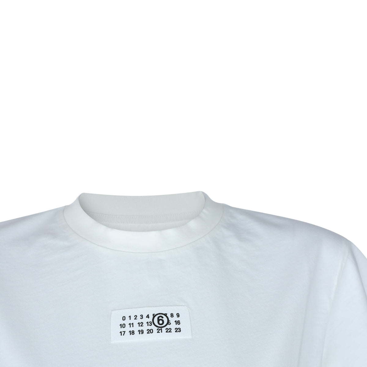 WHITE COTTON T-SHIRT