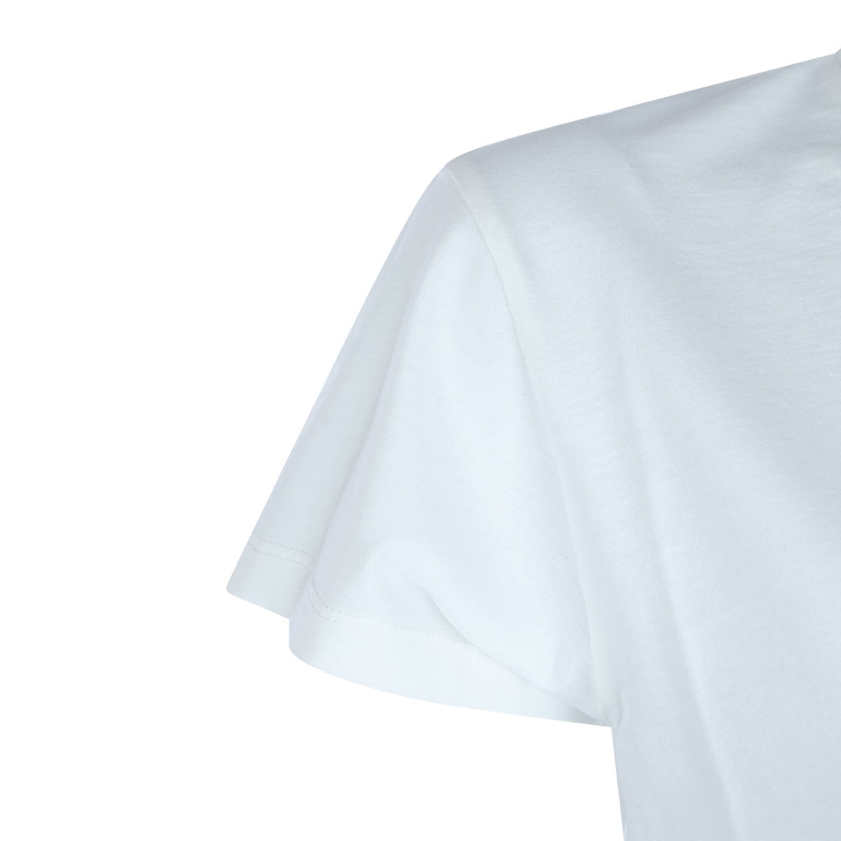 WHITE COTTON T-SHIRT