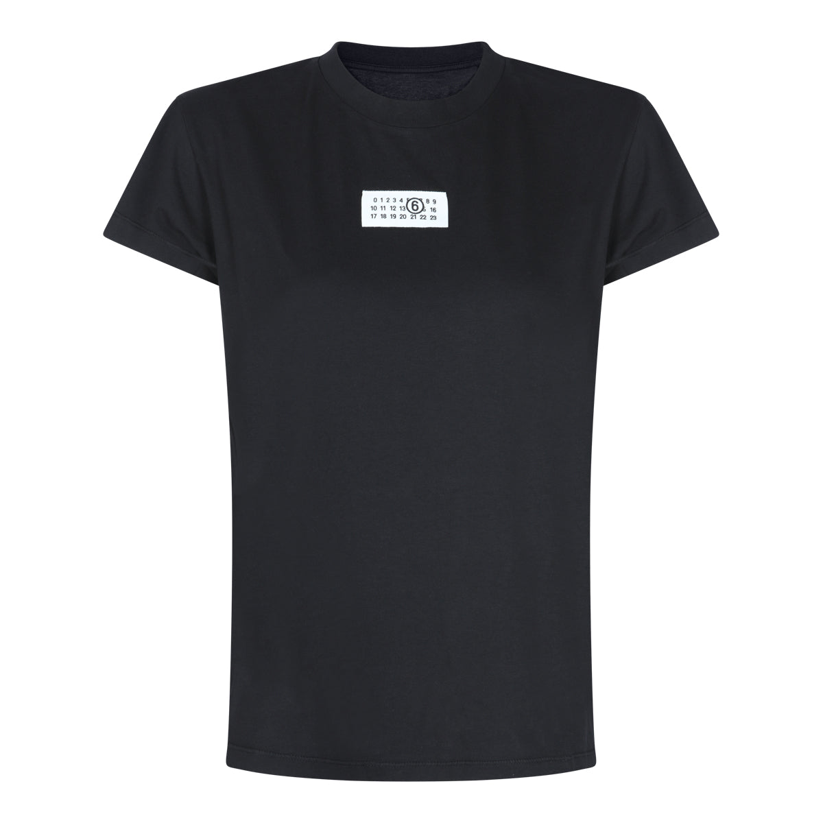 BLACK COTTON T-SHIRT