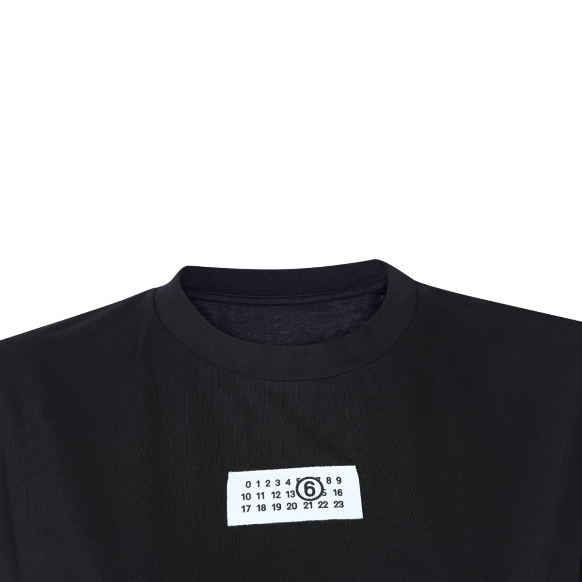 BLACK COTTON T-SHIRT
