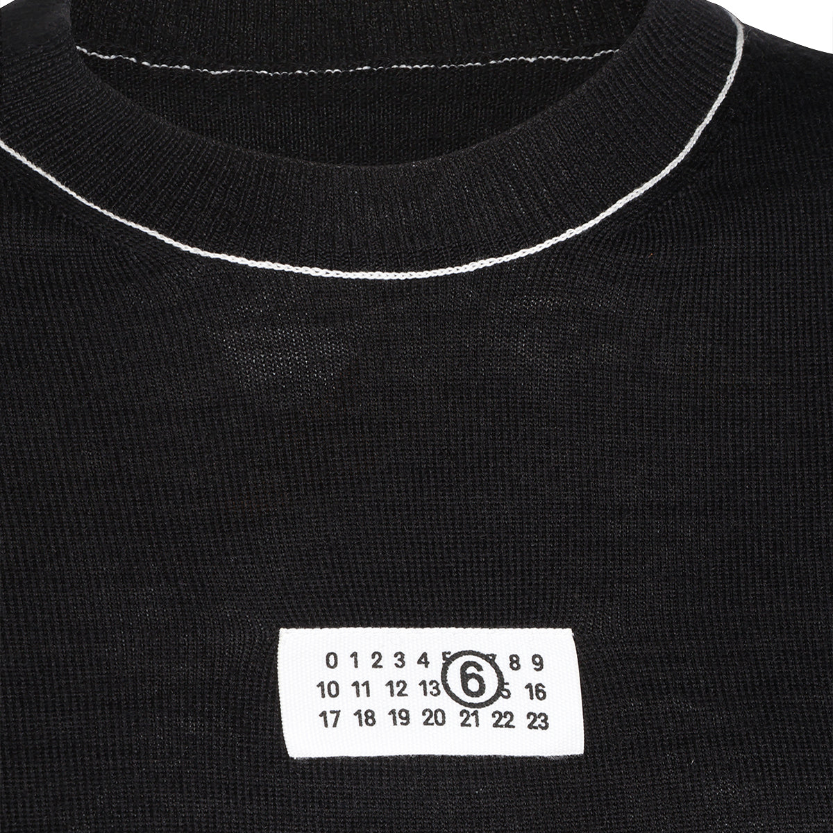 BLACK VIRGIN WOOL SWEATER