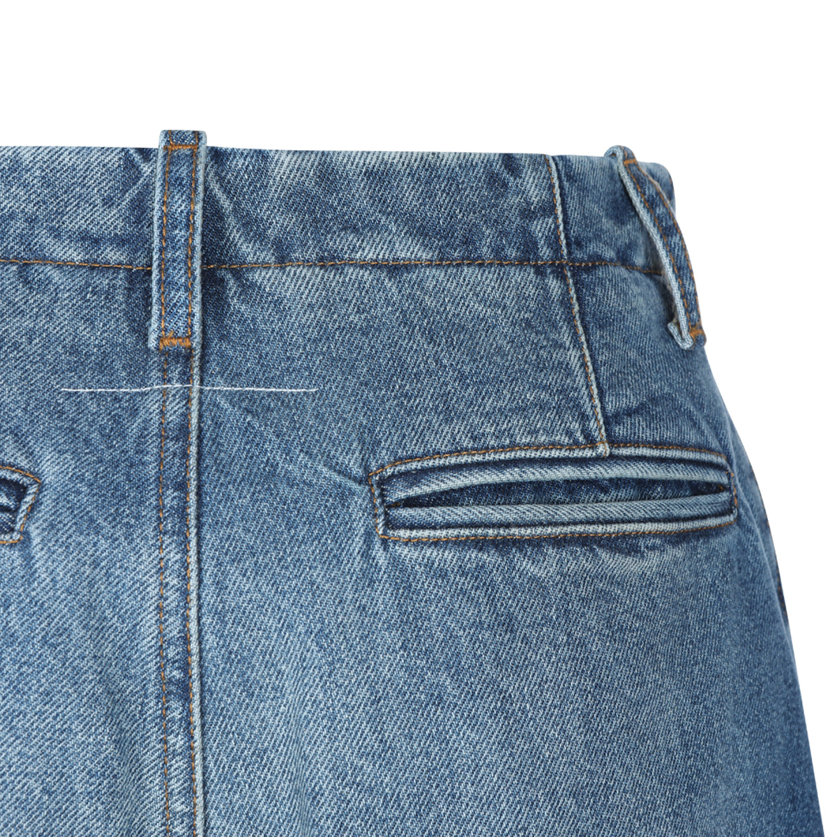 BLUE DENIM BALLOON JEANS