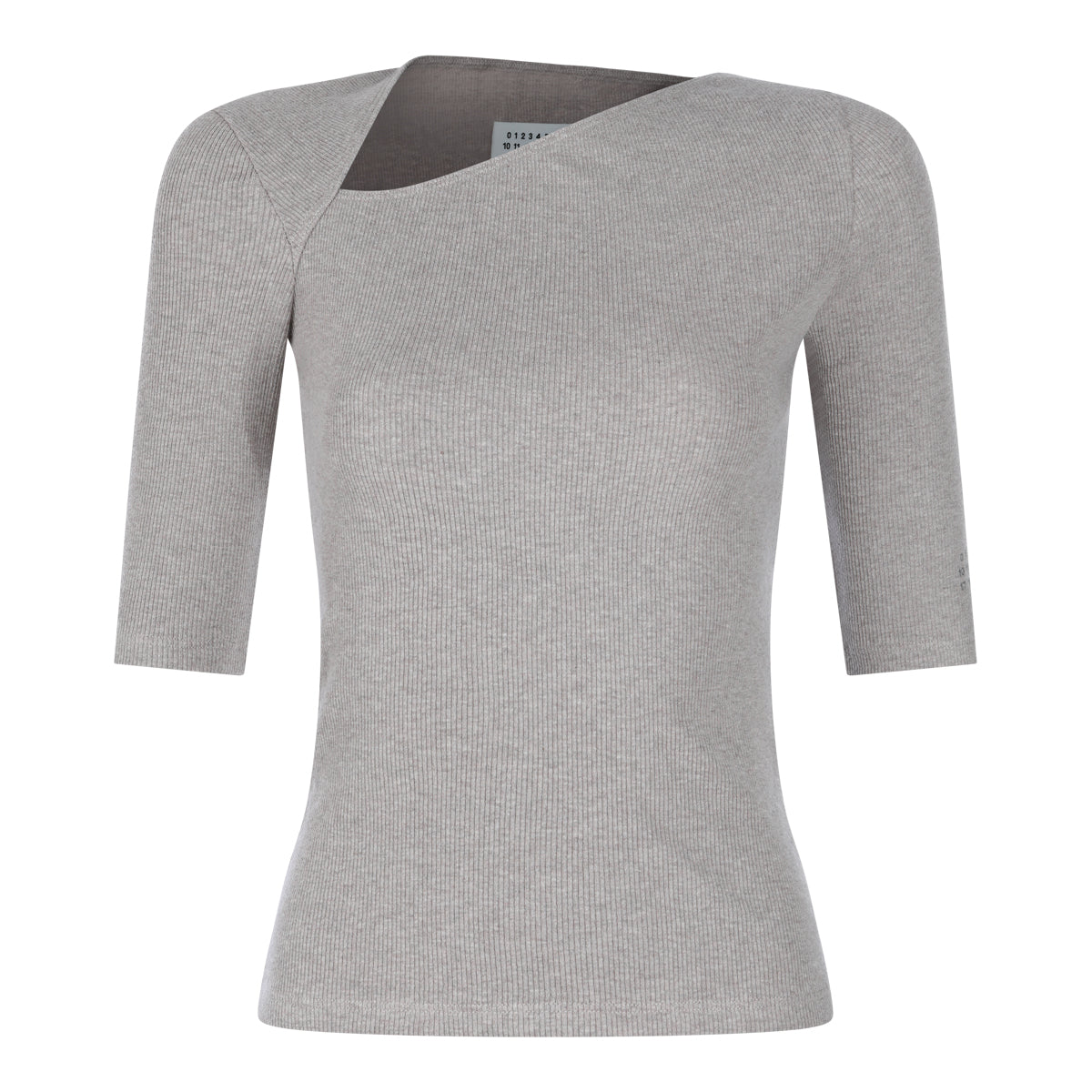 TAUPE COTTON BLEND TOP