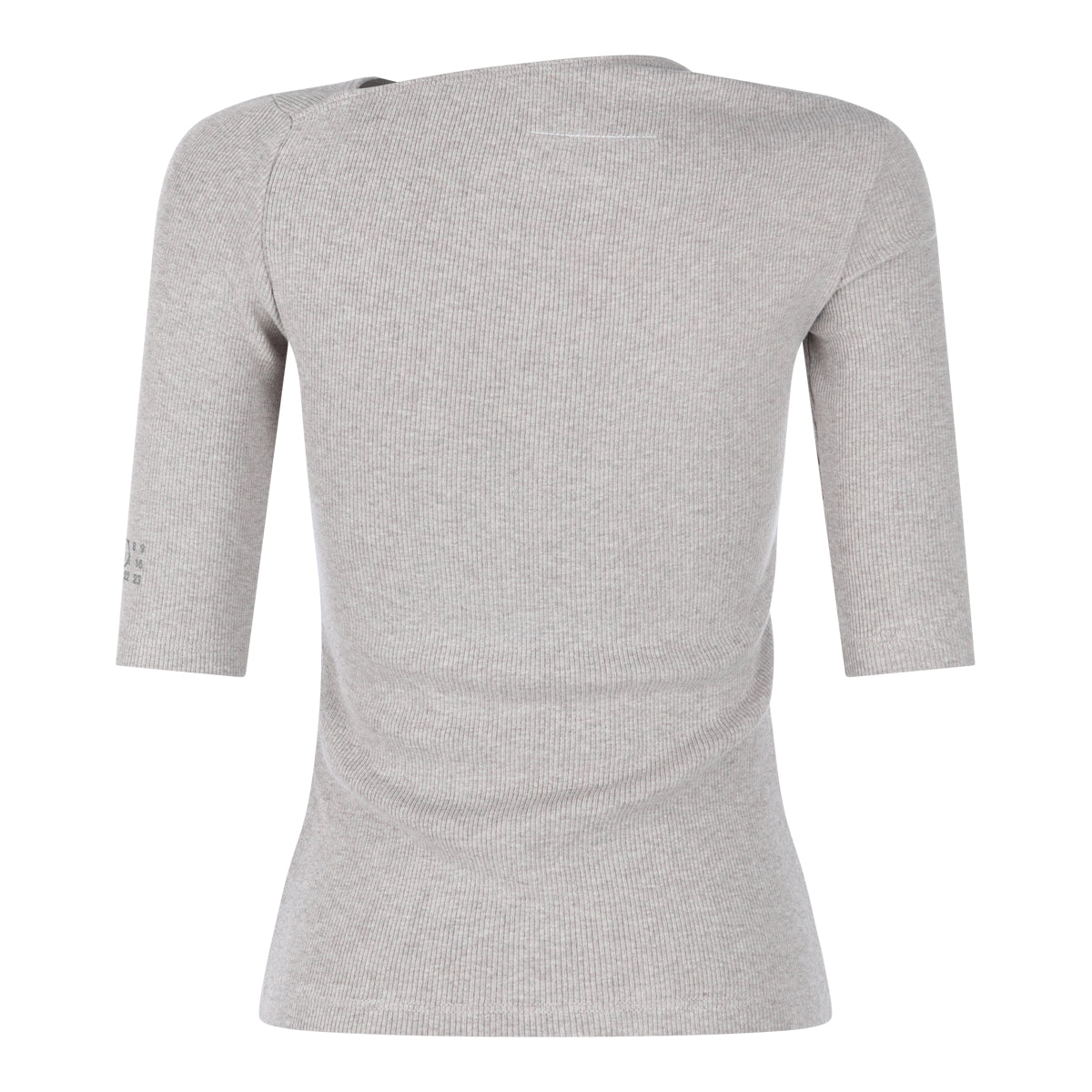 TAUPE COTTON BLEND TOP