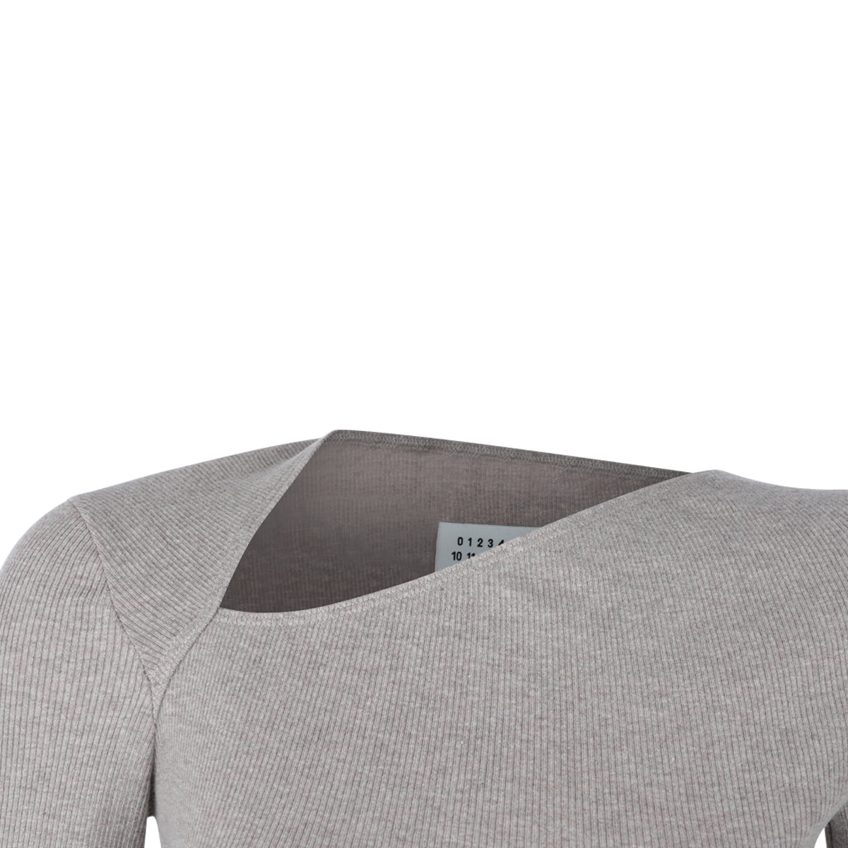 TAUPE COTTON BLEND TOP