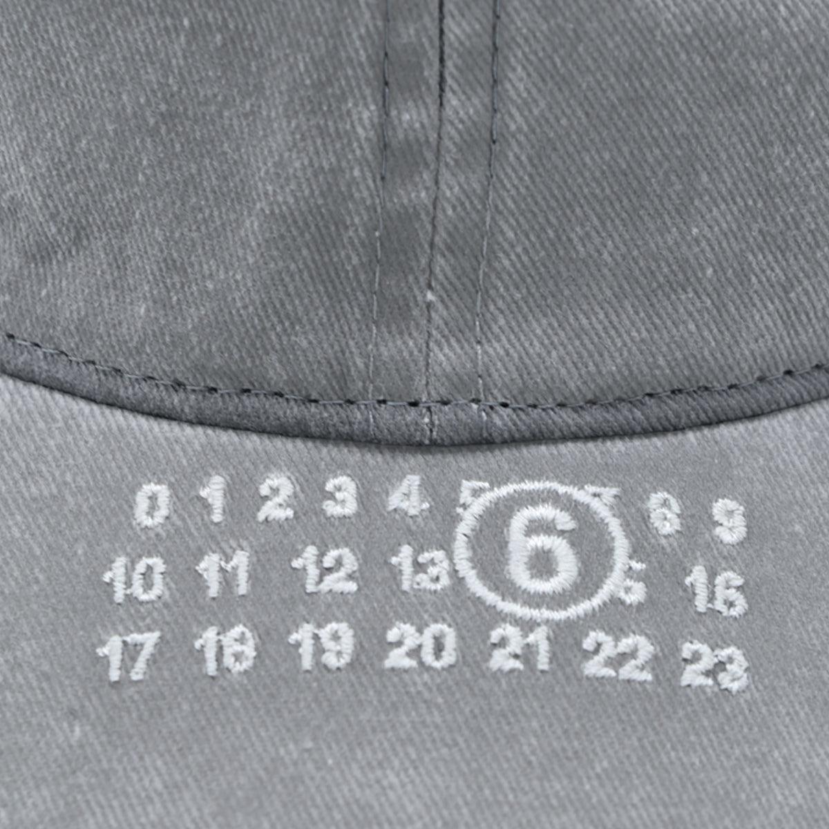 GREY COTTON BASEBALL CAP