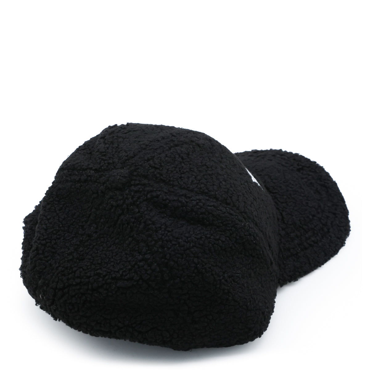 BLACK COTTON LOGO BASEBALL CAP
