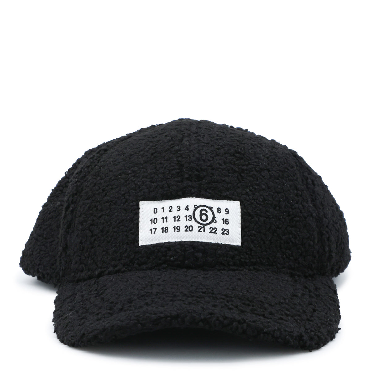 BLACK COTTON LOGO BASEBALL CAP