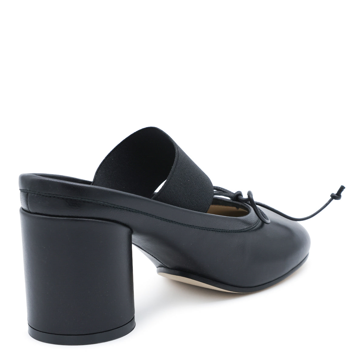 BLACK LEATHER NUMERIC ANATOMIC SANDALS