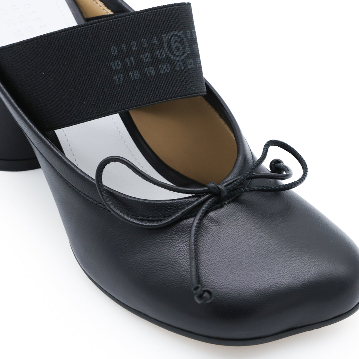 BLACK LEATHER NUMERIC ANATOMIC SANDALS