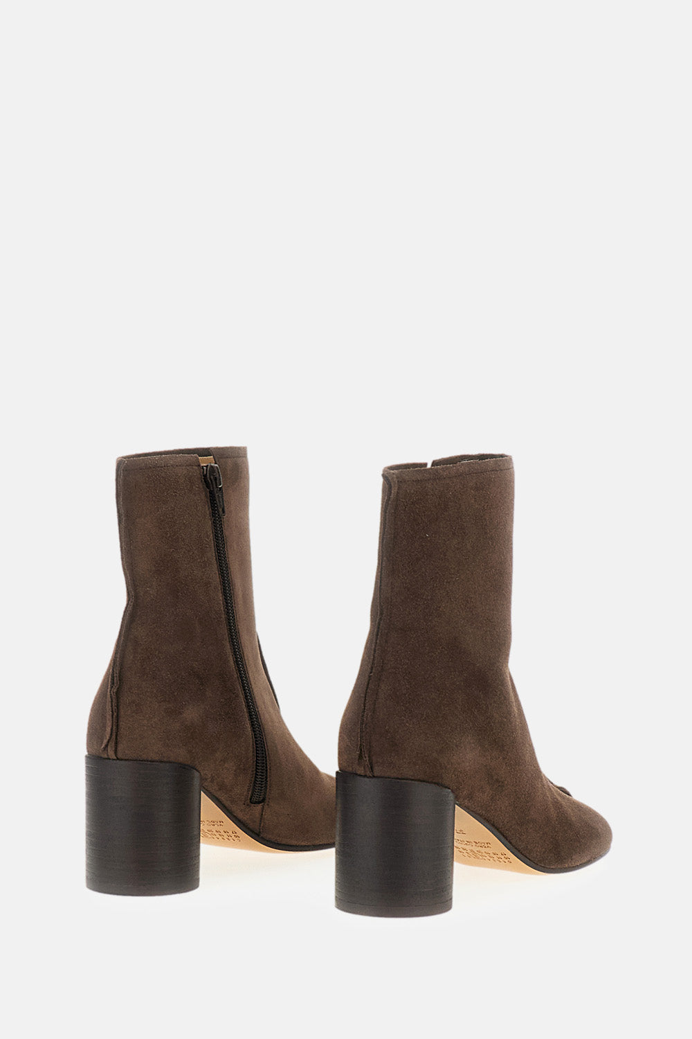 STITCH TOE ANATOMIC SUEDE ANKLE BOOTS