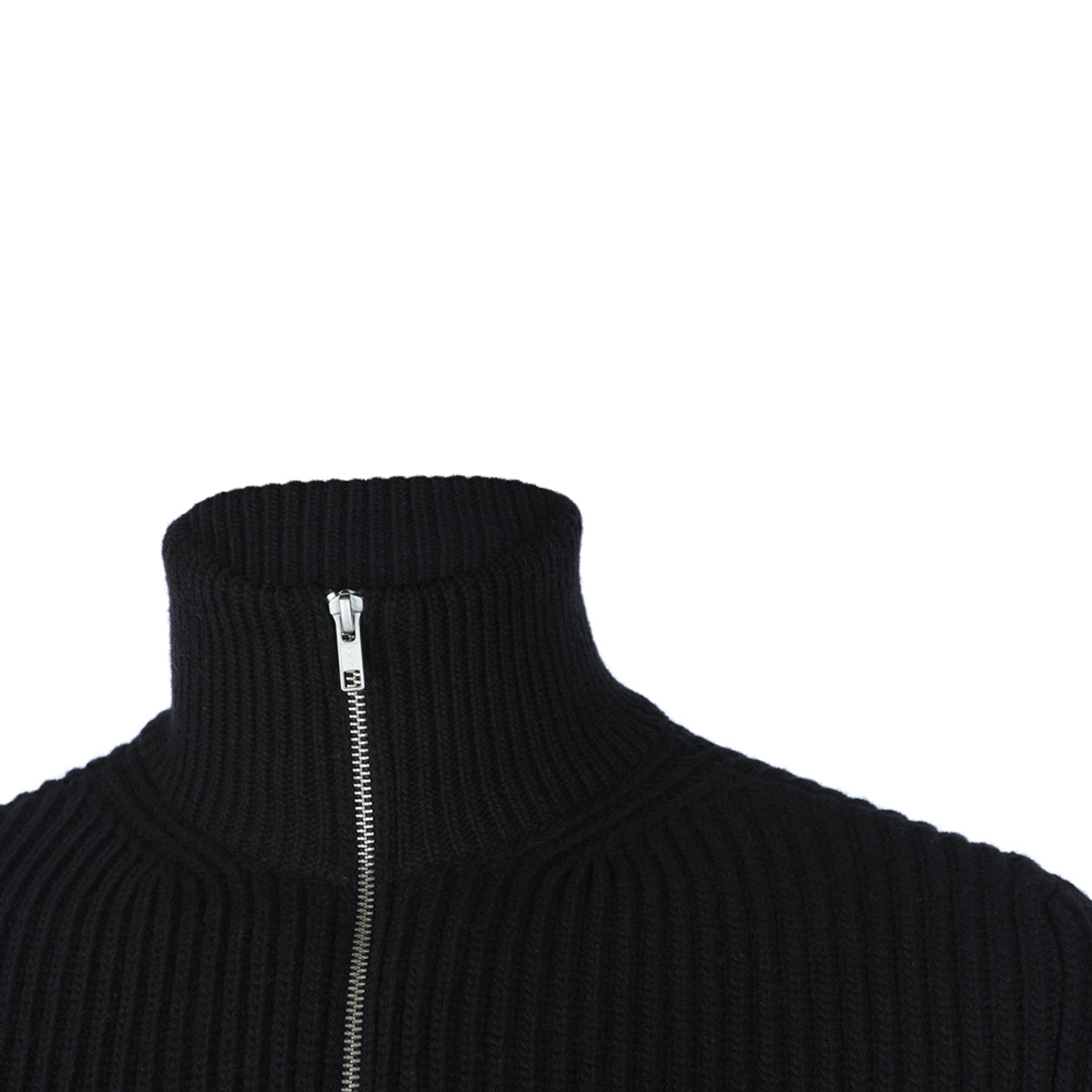 BLACK WOOL SWEATER