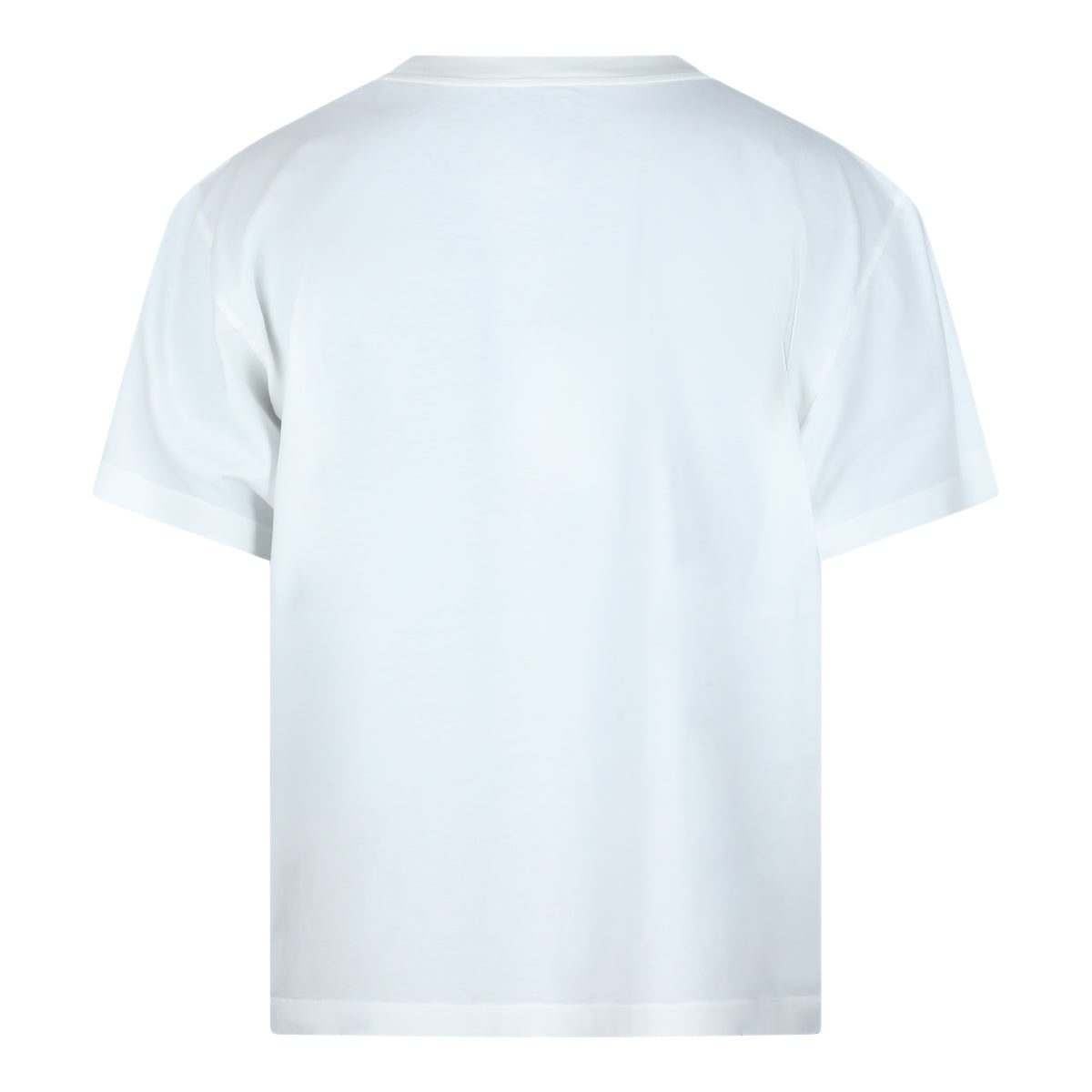 WHITE COTTON LOGO T-SHIRT