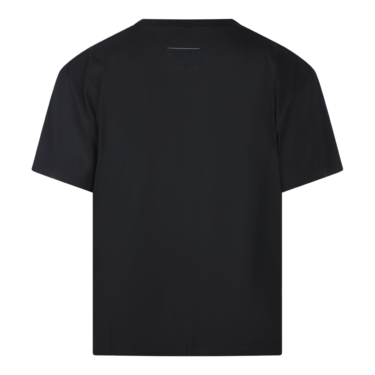 BLACK COTTON LOGO T-SHIRT