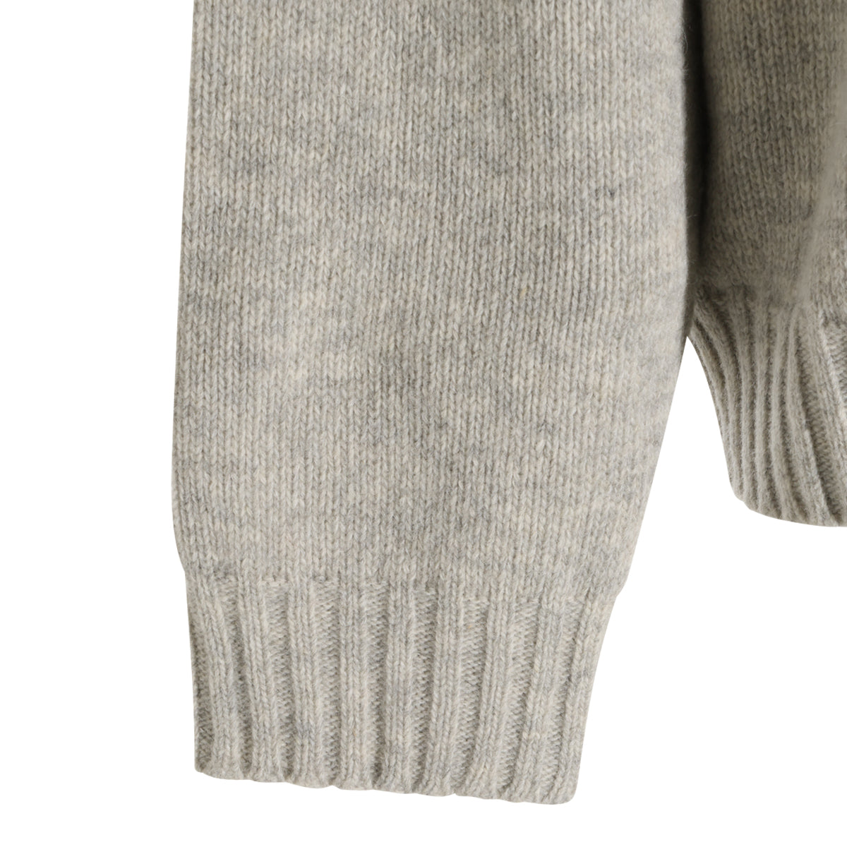 GREY WOOL KNITWEAR