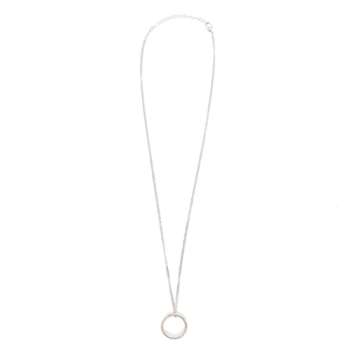SILVER METAL NECKLACE