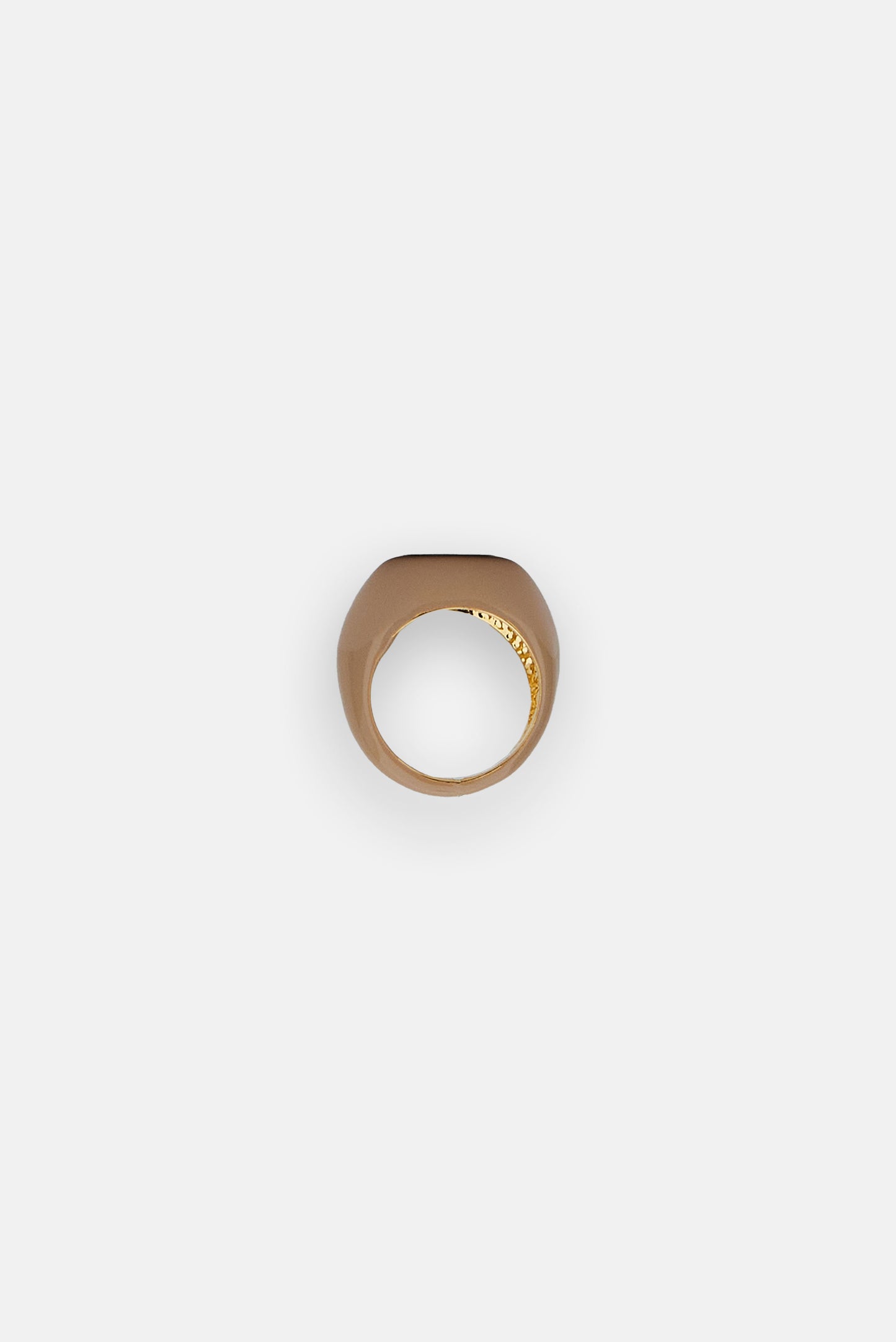ENAMELED CHEVALIER RING