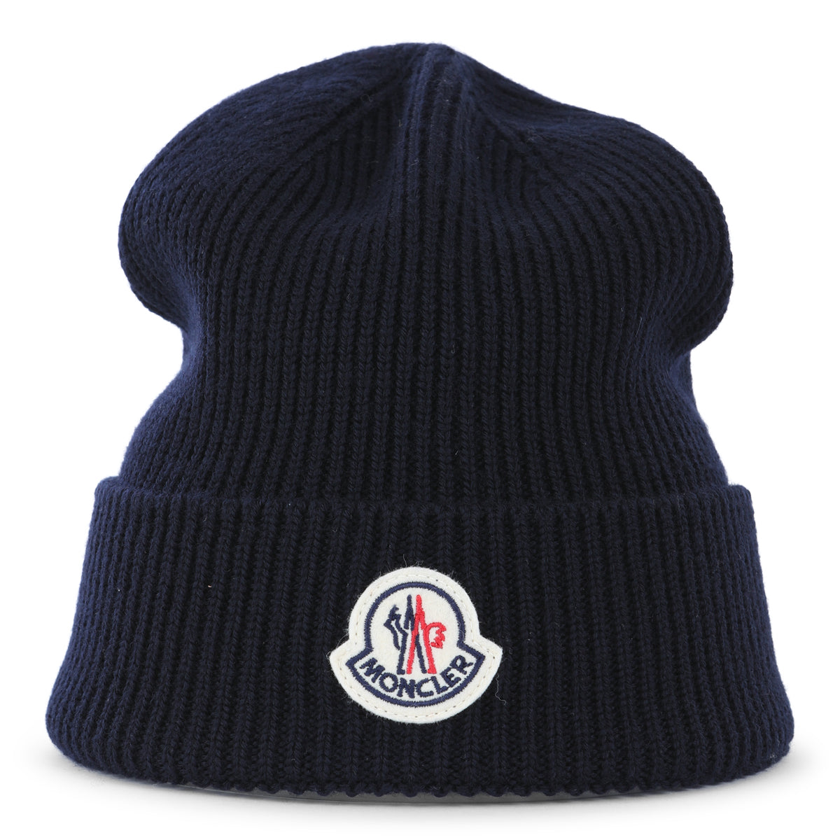 NAVY VIRGIN WOOL BEANIE